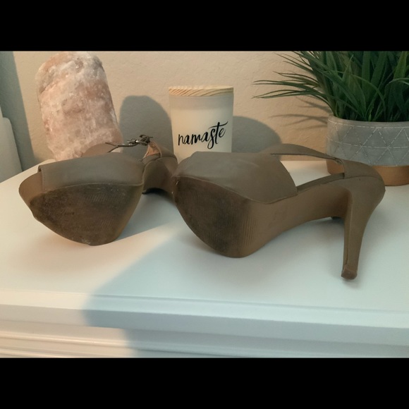 Bootie Peep Toe Platform Heels - Picture 5 of 7